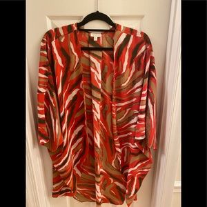 Women’s multi colored light weight cartigan